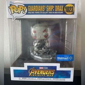 Funko POP Guardians' Ship: Drax #1023 Bobblehead Avengers Infinity War Walmart